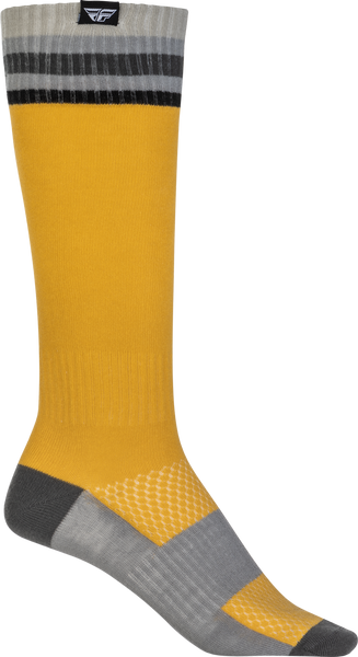 Youth Mx Socks Thin Yellow