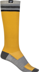 Youth Mx Socks Thin Yellow