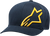 Alpinestars Corp Shift 2 Curved Brim Hat - Navy/Gold (Part Number: 1032-81008-7059-S/M)