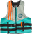 Neoprene Flotation Vest Teal/Grey/Orange Sm