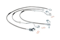 Rough Country | Brake Lines | Stainless | FR & RR | 4-6 Inch Lift | Ford F-250/F-350 Super Duty (99-04) | 89717