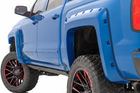 Rough Country | Pocket Fender Flares | 5'9" Bed | GA0 North-Sky Blue | Chevy Silverado 1500 (14-18 & Classic) | F-C11413A-GA0