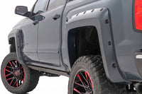 Rough Country | Pocket Fender Flares | 5'9" Bed | GJI Shadow Gray | Chevy Silverado 1500 (14-18 & Classic) | F-C11413A-GJI