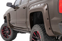 Rough Country | Pocket Fender Flares | 5'9" Bed | GXG Tungsten | Chevy Silverado 1500 (14-18 & Classic) | F-C11413A-GXG