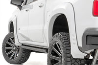 Rough Country | SF1 Fender Flares | GAZ Summit White | Chevy Silverado 1500 2WD/4WD (19-26) | F-C319201A-GAZ