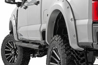 Rough Country | Pocket Fender Flares | JS Iconic Silver | Ford F-250/F-350 Super Duty (23-26) | F-F20231-JS