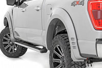 Rough Country | SF1 Fender Flares | UX Ingot Silver Metallic | Ford F-150 2WD/4WD (2021-2026) | F-F320210A-UX