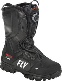FLY RACING Marker Boa Boot Black Size 08 - Premium Performance Footwear