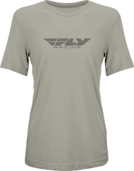 Women's Fly Origin Corp Tee Stone Heather Sm