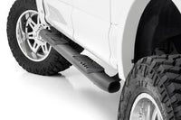 Rough Country | Oval Nerf Step | Crew Cab | Black | Ford F-150/Lightning/F-250/F-350/Raptor (15-26) | 21005