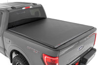 Rough Country | Soft Roll Up Bed Cover | 6'7" Bed | Ford F-150/F-150 Lightning/Raptor  (15-26) | 42225650
