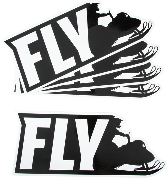 Fly Snow 2021 Sticker   5/Pk 15" Rider Sticker