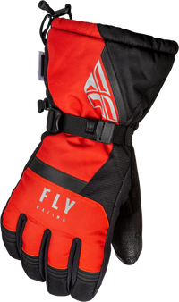 FLY RACING Cascade Gloves Black/Red Small - Part Number 363-3923S