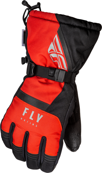 FLY RACING Cascade Gloves Black/Red Small - Part Number 363-3923S