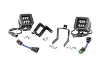 Rough Country | LED Light Kit | Fog Mount | 2" Black Pair | Ford F-250/F-350 Super Duty (11-16) | 70622