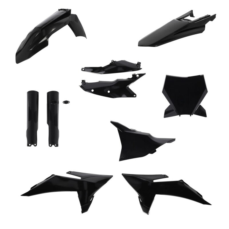 Acerbis 2025 KTM 125-450 SX/ SX-F/XC/XC-F Full Plastic Kit - Black