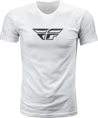 FLY RACING 352-0614S Fly F Wing Tee in White - Small
