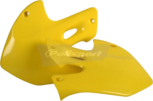 POLISPORT Radiator Shroud Yellow - Part Number 8412100001