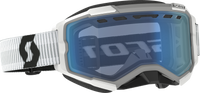 SCOTT Fury Goggle Snow Cross - White with Blue (Part No: 278605-0002107)