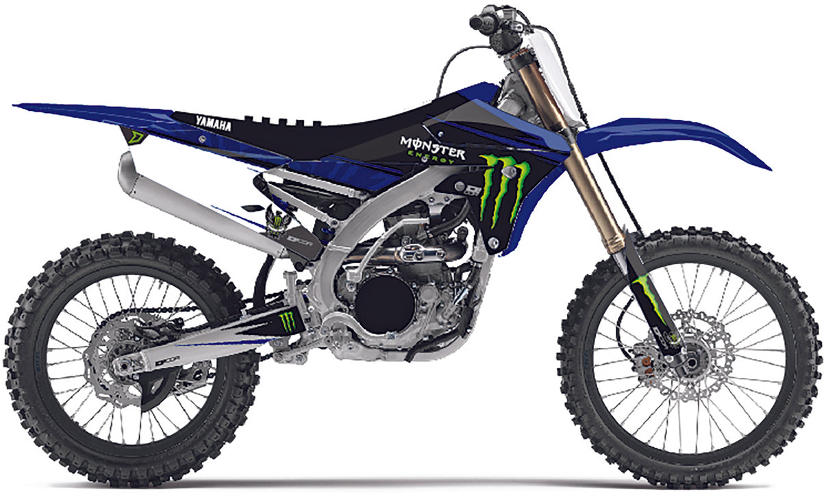 Monster Energy Complete Graphic Kit White Background