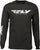 FLY RACING 352-41402X Corporate Long Sleeve Tee in Black 2X