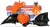 POLISPORT Plastic Body Kit Orange - Part Number 90201