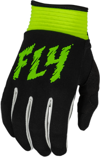 FLY RACING Youth F 16 Gloves Black/Neon Green 377-214YS