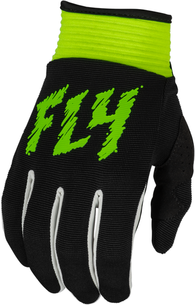 FLY RACING Youth F 16 Gloves Black/Neon Green 377-214YS