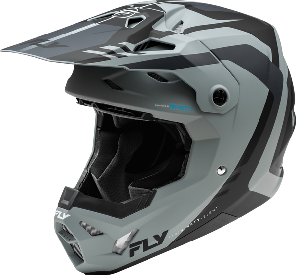 FLY RACING Formula Cp Krypton Helmet Matte Grey/Black MD - Part Number 73-0035M