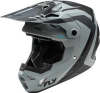 FLY RACING Yth Formula Cp Krypton Helmet Matte Grey/Black Yl