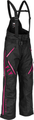 Women's Carbon Bib Black/Pink Md