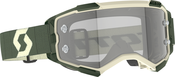 SCOTT Fury LS Goggle Kaki Green with LS Grey Works Lens - Part Number 272827-6312327