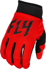 FLY RACING Youth F 16 Gloves Red/Black - Part Number 377-212YL