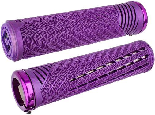 ODI CF11 V2.1 BMX Grips - Cosmic Purple/Pearl with Purple (Part F35CFPW-P)