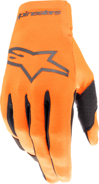Alpinestars Radar Gloves Hot Orange/Black Small - 3561824-411-S