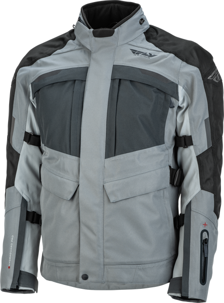 FLY RACING Off Grid Jacket Grey 2x - Weatherproof and Breathable