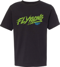 Youth Fly Khaos Tee Black Ym