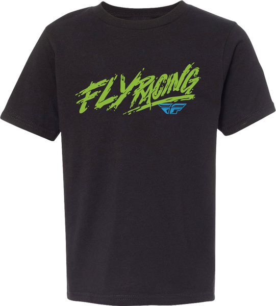 Youth Fly Khaos Tee Black Ym