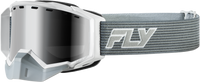 Zone Elite Sn Goggle Grey/Whte W/Blk Mirror Plrzd Smoke Lens