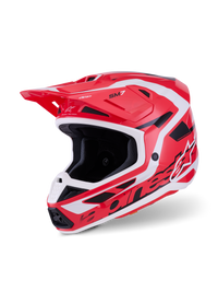 Sm7 Deed Helmet Red/Blk/Wht Glossy Md