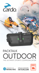 CARDO Packtalk Outdoor Single Black SP000001 - Wireless Hands-Free Intercom