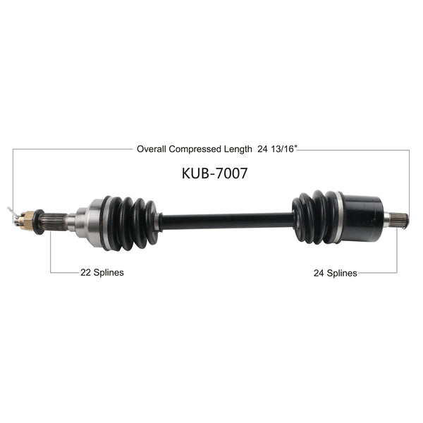 OPEN TRAIL Oe 2.0 Axle Rear KUB-7007 - High Performance Upgrade