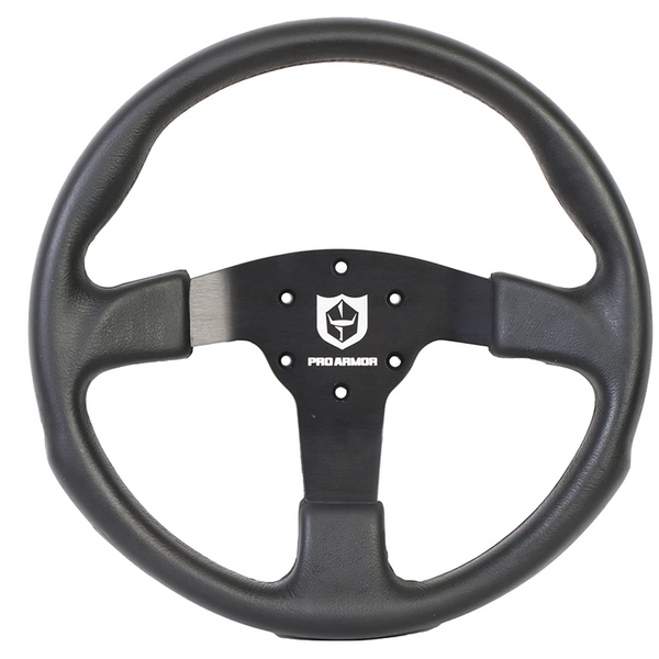 PRO ARMOR 13.5-Inch Formula Steering Wheel - Black (Part A19UZ282BL)