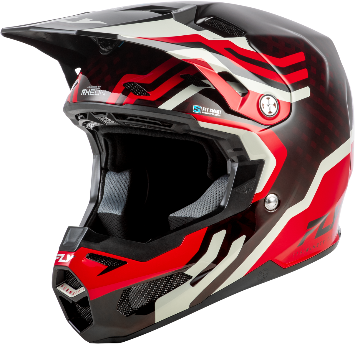 Formula S Carbon Byte Helmet Red Carbon/Red/Grey Xs