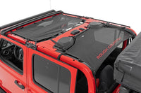Rough Country | Mesh Bikini Top Plus | Black | Jeep Gladiator JT 4WD (2020-2024) | 85118