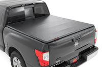 Rough Country | Soft Tri-Fold Bed Cover | 5'7" Bed | Nissan Titan 2WD/4WD (2017-2024) | 41816555A