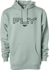 FLY RACING Fly Edge Hoodie in Dusty Sage - Part No. 354-0306M