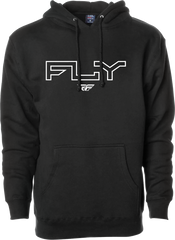 FLY RACING Fly Edge Hoodie Black Medium - Part Number 354-0304M