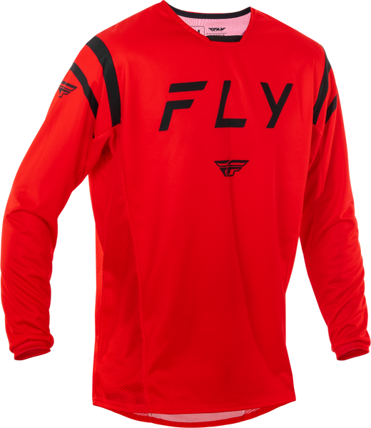 FLY RACING Kinetic Center Jersey Red/Black Large - Performance and Comfort