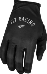 Girl's Lite Gloves Black/Light Grey Yl